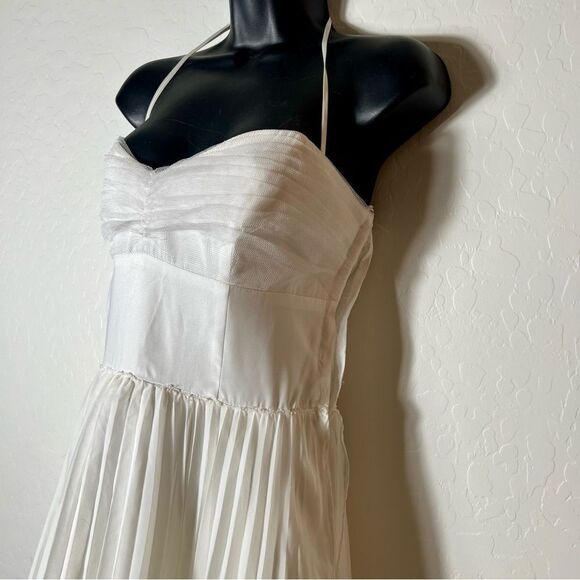 Betsey Johnson Marilyn Evening White Tulle Balletcore Fairy Party Dress 10 VTG - Picture 5 of 12